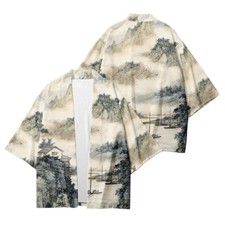 Uomo Haori Camicia Kimono