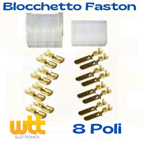 Kit blocchetto con faston - blocchetto,