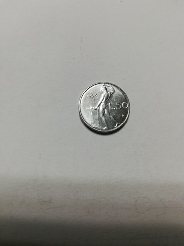 Moneta modello piccolo lire - lire, 50