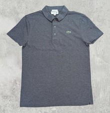 Polo uomo Lacoste slim fit - Grigio - Taglia 3/Small