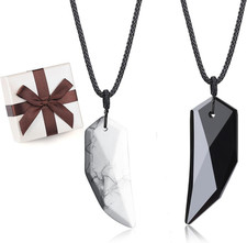 Set Coppia Due Collane Con