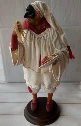 Statua pulcinella 41cm - statua,