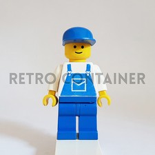 LEGO Minifigures - 1x trn026 - Mechanic - Omino Minifig 6655 6393 6391 6394 6378