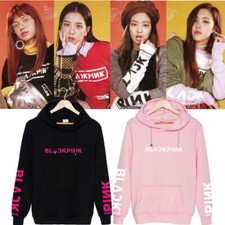 Felpa con cappuccio KPOP BLACKPINK Rap Monster pullover felpa Jisoo Jennie Rose Lisa#