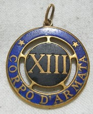 WW1 MEDAGLIA SMALTO XIII CORPO