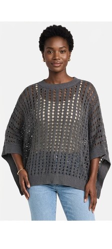 Poncho maglione donna - , oversize