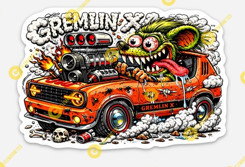 Adesivo muscle car - adesivo, amc