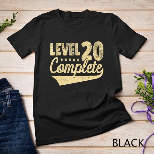 Shirt unisex level 20 - t-shirt,