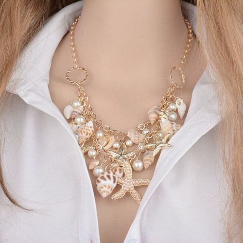 Collana conchiglia stelle