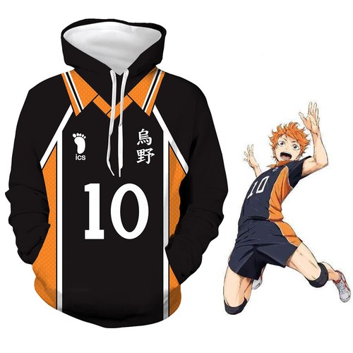 Haikyuu felpa con cappuccio - haikyuu!!,