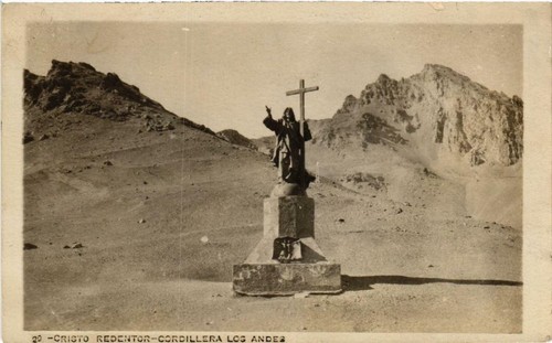 Cpa argentina cristo - cpa,