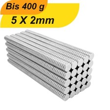 Magnete al neodimio 5 x 2 mm super magneti alta forza di attrazione magnete a disco