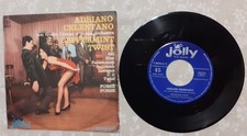 CELENTANO: "PEPPERMINT TWIST + FORSE FORSE" DISCO MONO 45 GIRI JOLLY 1962