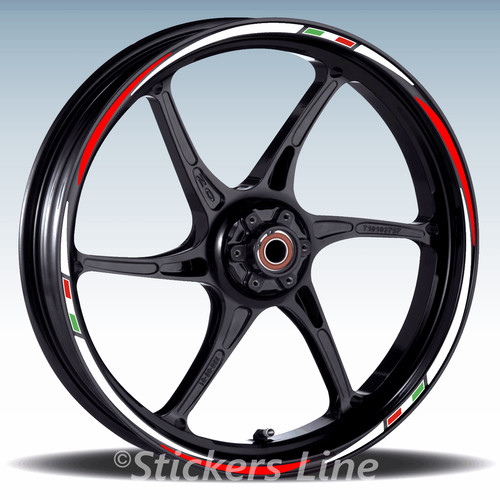 Adesivi ruote moto strisce