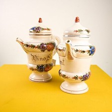 coppia di orcioli in ceramica