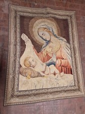 Arazzo mezzo punto Madonna col