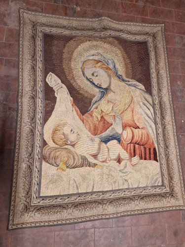 Arazzo mezzo punto madonna col - punto,