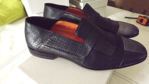 Santoni mocassini pelle nappa - pelle,