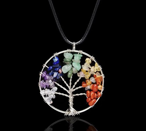 Collana con ciondolo albero - collana,