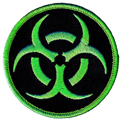 Biohazard simbolo toppa - simbolo, zombie