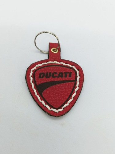 Portachiavi ducati ecopelle - in,