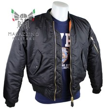 Bomber flight Jacket MA1 Nero