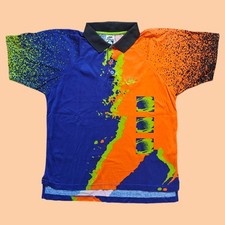 Nike Challenge Court Polo André Agassi 90's Vintage T Shirt Size S Tennis