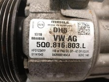 5Q0816803L compresor del aire acondicionado para SEAT LEON (5F1) 2012 5356450