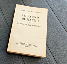 LIBRO NATHANIEL HAWTHORNE IL FAUNO DI MARMO ED. BUR 1961
