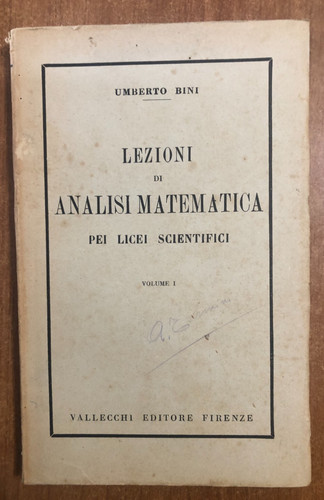 Umberto bini lezioni - lezioni, di