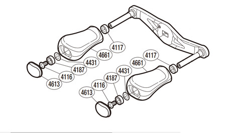 Shimano manopola manovella - manopola,
