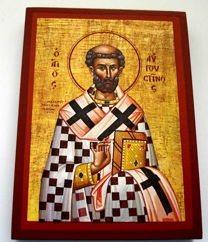 Sant agostino icona - icona,