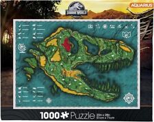 Jurassic World Map Puzzle 1000