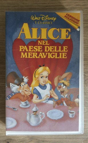 Vhs rarissima alice nel paese - vhs,