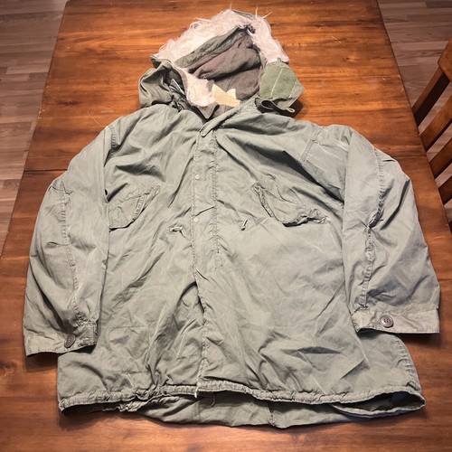 Parka militare vintage coda - militare, a