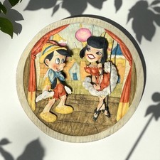 Piatto decorativo 3D collezione Disney Pinocchio di Andrea Kostner certificato LE323.