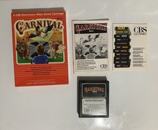ATARI 2600 - CBS ELECTRONICS - SEGA - CARNIVAL Completo 