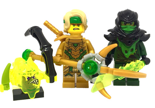 Lego golden oni lloyd - golden, ninjago