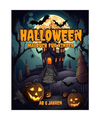 Halloween malbuch für kinder - malbuch,