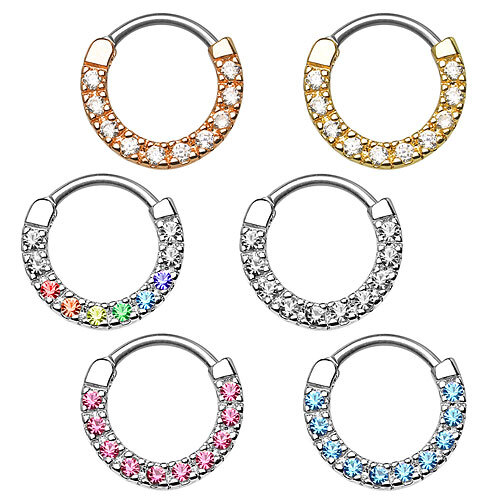 Piercing setto clicker - , anello