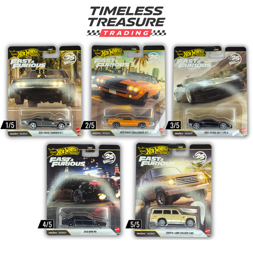 Hot wheels fast furious set - hot, &