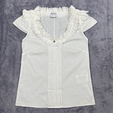 Red Valentino White Top Blouse
