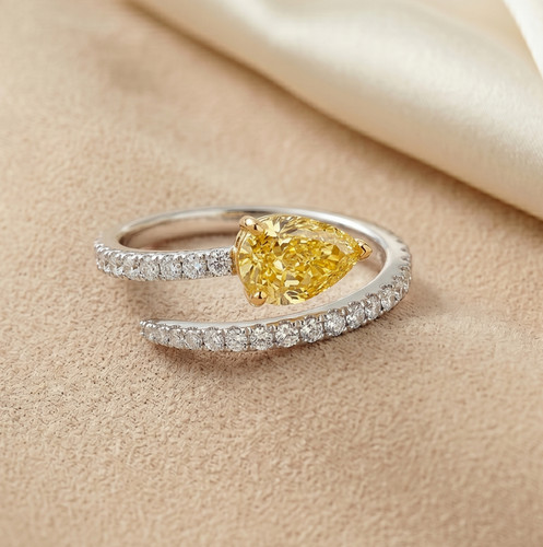 Anello bambina carati giallo - anello,