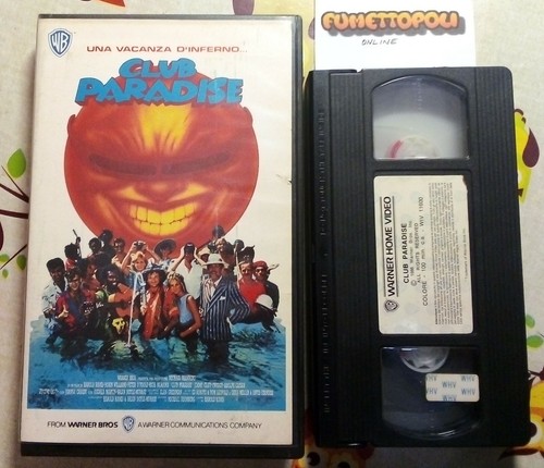 Club paradise vhs warner bros - vhs,