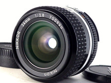 Nikon Nikkor Ai-s 24 mm f/2.8 MF obiettivo principale fotocamera reflex grandangolare Ais usata Giappone!