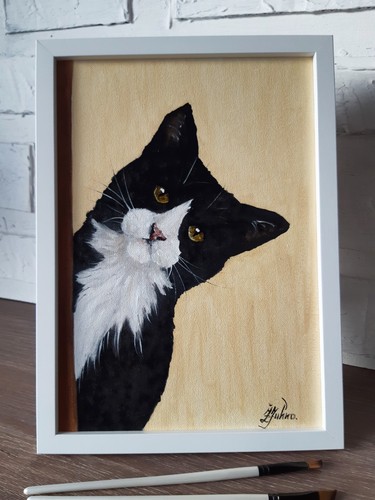 Quadro olio originale smoking