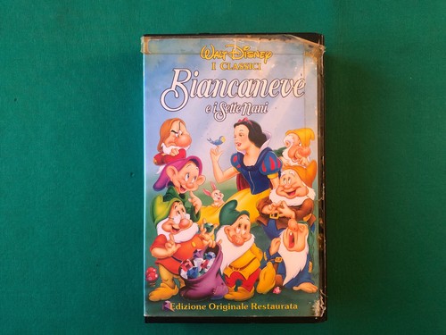 Vhs walt disney biancaneve - vhs,