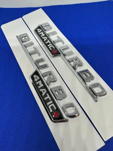 Logo biturbo 4matic - logo, 140mm