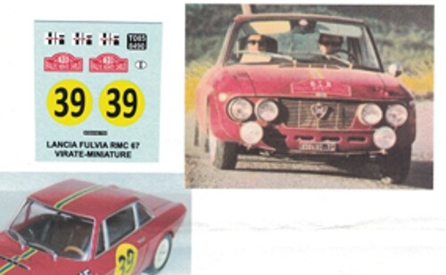 Decal lancia fulvia hf - lancia,