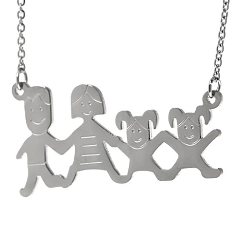 Gioiello collana family con - family,